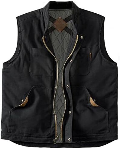 Legendary Whitetails Men's Concealed Carry Outerwear Vest for Men, Canvas Cross Trail Conceal CCW Holster, Hunting Insulated in Kuwait