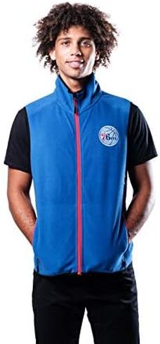Ultra Game NBA Men’s Soft Fleece Full Zip Vest Jacket in Kuwait