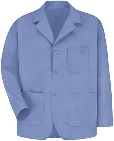 Red Kap Men's Lapel Counter Coat in Kuwait