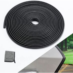 Winunite 16.4Ft(5M) Light Gray Car Door Edge Guards No Glue Universal Fit Vehicle Rubber U Shape Edge Trim Automotive Door Edge Guard Car Door Edge Protector for Sedans, Trucks, SUV, ATV, Boats
