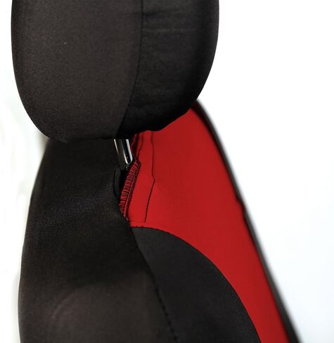 FH Group Car Seat Covers Full Set Black Neoprene - Universal Fit, Automotive Low Back Front Seat Covers, Airbag Compatible, Split Bench Rear Seat, Washable, for SUV, Sedan in Kuwait