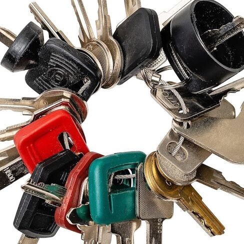 مجموعة مفاتيح معدات البناء الثقيلة تناسب: Bobcat CASE Caterpillar Genie JLG GRADALL JCB SKYTRAK Toyota والمزيد. مجموعة المفاتيح الرئيسية لعمال البناء ومشغلي المعدات. in Kuwait