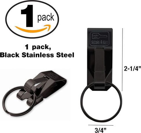 Lucky Line "The Original Secure-A-Key - SLIP ON - Heavy Duty Belt Key Clip 1 Per Pack (4051) in Saudi Arabia