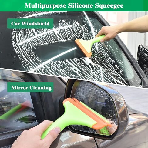 ريفا مجموعة ادوات تظليل النوافذ، مجموعة تظليل نوافذ السيارة مع 13 قطعة من ادوات تلوين النوافذ، ممسحة صغيرة من السيليكون، مجموعة ممسحة تظليل النوافذ لتثبيت غشاء النافذة in Kuwait