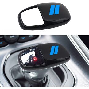 SENSHINE Gear Shift Knob Head Cover for Dodge Charger Challenger Accessories 2015-2023 2024 Durango 2016-2024 ABS Interior Shell Insert Decoration Protector Gear Shifter Cover (Blue Trim) in Saudi Arabia