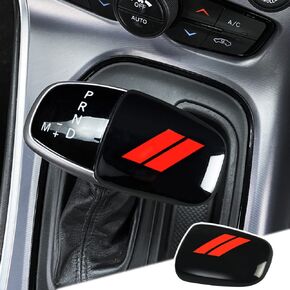 auovo Gear Shift Knob Trim for Charger Accessories Challenger 2015-2023 / Durango 2016-2024 ABS Interior Decoration Gear Shifter Cover (Black) in Saudi Arabia