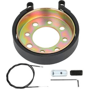 GREHUA Rear 4" Drum Brake Band Pin Brake Cable Kit for Manco Bandit Critter 1492 4316 297 Rotary 484 Azusa 2251-B Yerf-Dog Predator 212cc 420cc 196cc Go Kart Yard Cart Dune Buggies Mini Bike ATV