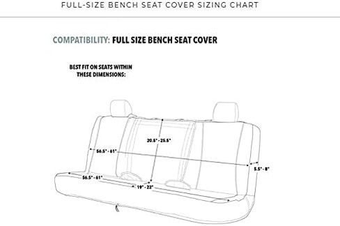 Browning Universal Front and Bench Seat Covers, Water Resistant for Car, Truck, and SUV, Buckmark (Mossy Oak Break-Up Country), Single, Full Size Bench in Saudi Arabia