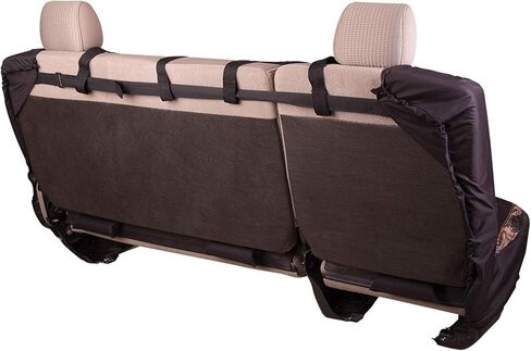 Browning Universal Front and Bench Seat Covers, Water Resistant for Car, Truck, and SUV, Buckmark (Mossy Oak Break-Up Country), Single, Full Size Bench in Saudi Arabia