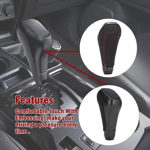 مقبض ناقل الحركة الأوتوماتيكي Xiaoyudou مع نقش لسيارة Toyota 4Runner TRD Pro 2010-2021 وTundra TRD 2007-2021 (TR-أسود) in Kuwait