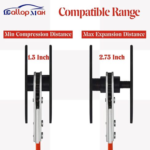 Brake Caliper Compression Tool 360°Adjustable Ratcheting Brake Caliper Piston Spreader Press Tool with Double Caliper Hangers Brake Piston Compressor Tool Blue in Saudi Arabia