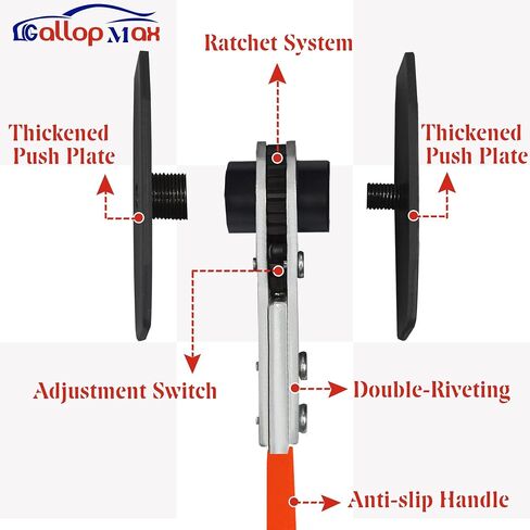 Brake Caliper Compression Tool 360°Adjustable Ratcheting Brake Caliper Piston Spreader Press Tool with Double Caliper Hangers Brake Piston Compressor Tool Blue in Saudi Arabia