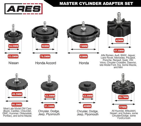 ARES 70921-2-Liter Manual Brake Fluid Pressure Bleeder - Makes Brake Fluid Changes Quick and Easy - Easy One Person Manual Pump Operation in Saudi Arabia