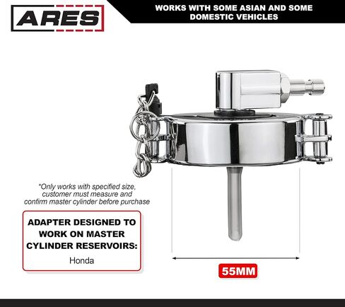 ARES 70921-2-Liter Manual Brake Fluid Pressure Bleeder - Makes Brake Fluid Changes Quick and Easy - Easy One Person Manual Pump Operation in Saudi Arabia