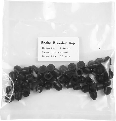 50 PCS Universal Brake Bleeder Screw Caps Grease Dust Cover Brake Bleed Nipple Cap for Cars and Motorcycle in Saudi Arabia