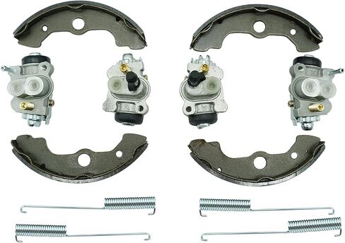 M MATI Front Brake Wheel Cylinders Left&Right All Four with Shoes for Honda TRX300FW Fourtrax 300 4X4 1988 1990-2000 (Only for FW 4X4 Editon) TRX350 Fourtrax Rancher 350 2000-2003 in Saudi Arabia