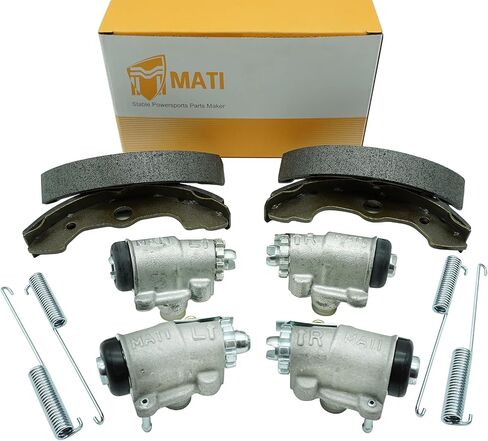 M MATI Front Brake Wheel Cylinders Left&Right All Four with Shoes for Honda TRX300FW Fourtrax 300 4X4 1988 1990-2000 (Only for FW 4X4 Editon) TRX350 Fourtrax Rancher 350 2000-2003 in Saudi Arabia