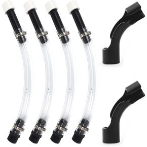 PRIJESSE 4 PACK Racing Fuel Filler Jug Hose , 14 Inch Transparent Gas Can Hose with 2 PACK Hose Bender, Clear Racing Fuel Filler Hose for Fuel Filler Hose Racing Fuel Container Fuel Tank Gas Can in Kuwait