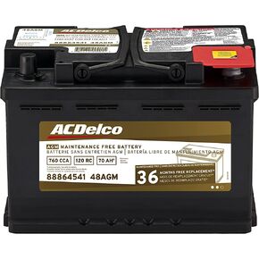 ACDelco Gold 48AGM (88864541) 36 Month Warranty AGM BCI Group 48 Battery in Saudi Arabia