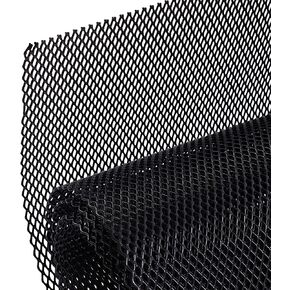 AggAuto Universal 40"x13" Car Grill Mesh - Aluminum Alloy Automotive Grille Insert Bumper Rhombic Hole 6x12mm, One of the Most Multifunctional Shape Grids Orange
