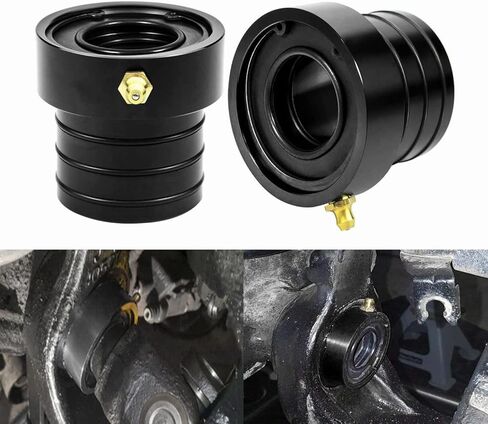 Axle Tube Seal Pair MG21103 Front Outer Axle Seals Dana 30/44 for Jeep JKUR Jeep Wrangler YJ JK TJ XJ ZJ MJ 2PCS-Red in Saudi Arabia