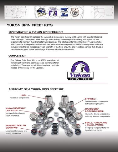 Yukon Gear & Axle (YMSW36332) Spin-Free Hub Seal Fits YA WU-07 & YA WU-08 Spin Free Kits in Saudi Arabia