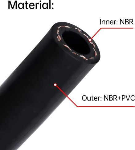 EVIL ENERGY 1/4 Marine Fuel Line Hose Type A1-15 Rubber 10FT SAE J1527 in Saudi Arabia