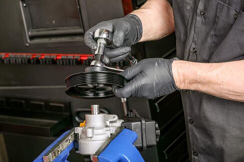 ARES 71001 - مجموعة خدمة بكرة مضخة التوجيه - تطلق بكرات التوجيه من المضخة - تناسب محاور البكرة بقطر 1 1/8 بوصة، 1 1/4 بوصة، 1 5/16 بوصة، و1 3/8 بوصة in Kuwait