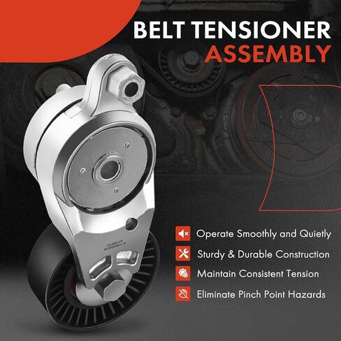 A-Premium Belt Tensioner Assembly with Pulley Compatible with Toyota Camry 2012-2017, RAV4 2009-2018, Sienna 2011-2013, Venza 2009-2015 & Lexus NX300h & Scion tC, Replace# 1662036010 in Saudi Arabia