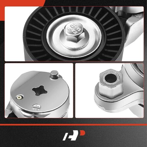 A-Premium Belt Tensioner Assembly with Pulley Compatible with Toyota Camry 2012-2017, RAV4 2009-2018, Sienna 2011-2013, Venza 2009-2015 & Lexus NX300h & Scion tC, Replace# 1662036010 in Saudi Arabia