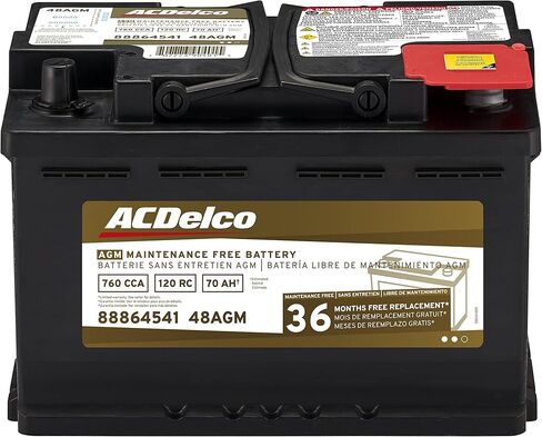 ACDelco Gold 48AGM (88864541) 36 Month Warranty AGM BCI Group 48 Battery in Saudi Arabia