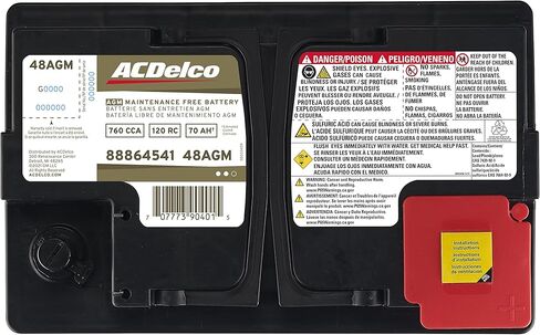ACDelco Gold 48AGM (88864541) 36 Month Warranty AGM BCI Group 48 Battery in Saudi Arabia