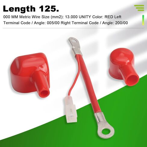 كابل بطارية إيجابي Ohoho GY21161 متوافق مع جرارات John Deere LA105 LA115 LA125 LA145 LA135 LA165 LA175 X110 X120 X130 X140 in Kuwait