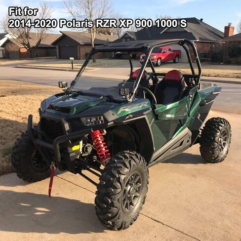 مغرفة بغطاء رأس تربو من كيوي ماستر RZR متوافقة مع 2014-2018 بولاريس RZR XP 900 1000 S، أسود 2881467 in Kuwait