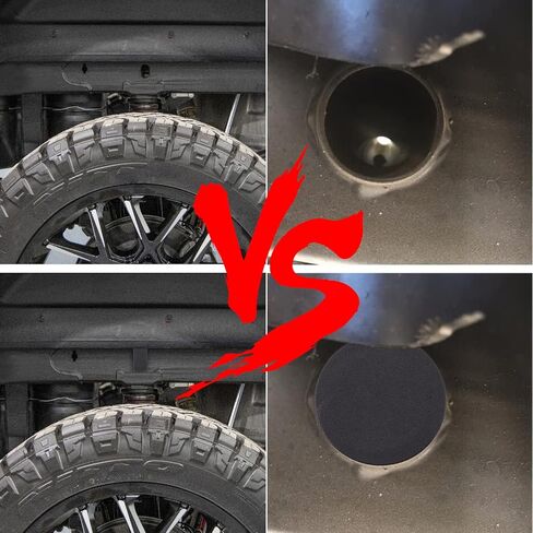 سدادات ثقب انبوب اطار العجلة الخلفية من كايشنغيوان، غطاء فتحة الاطار متوافق مع 2019 2020 2021 2022 شيفروليه سيلفرادو 1500/جي ام سي سييرا 1500 (4 قطع) in Kuwait