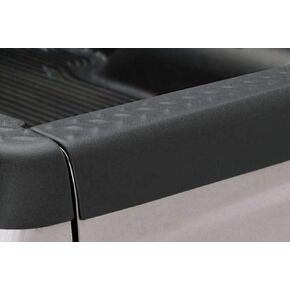 Bushwacker Ultimate BedRail Caps - DiamondBack w/ Stake Holes | 2-Piece Set, Black, Smooth Finish | 49503 | Fits 2001-2006 Chevrolet/GMC Silverado/Sierra 1500/2500HD/3500 (Excludes Flareside) 6.5' Bed