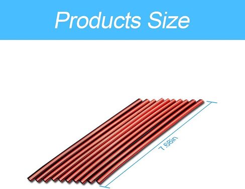8sanlione Car Air Conditioner Decoration Strip, Universal Waterproof Bendable PVC Air Vent Outlet Trim Decoration, Suitable for Most Air Vent Outlet, Car Interior Accessories (Black), 20 Pieces in Kuwait