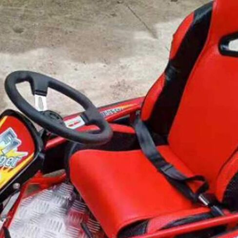 عجلة قيادة من YIHOME Go-Kart مع غطاء لسيارة Kandi، 270 مم داخل 3 سبوتس لجو كارت عجلة قيادة من مادة PU مع فتحات in Kuwait