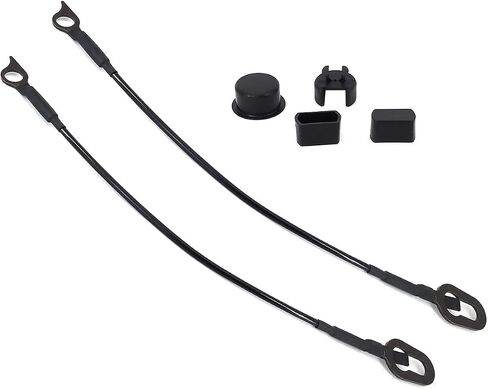 POWERWORKS Pair Tailgate Cable & Hinge Bushing Insert Kit Compatible with for Dodge RAM 1500 2500 3500 Pickup Truck for 55345124AB 55345125AB in Saudi Arabia