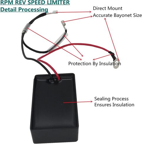 1019094-01 RPM REV Limiter Compatible with Precedent Gas Golf Carts FE290 FE350 1997+ Club Car DS 1016511 Black (Black) in Saudi Arabia