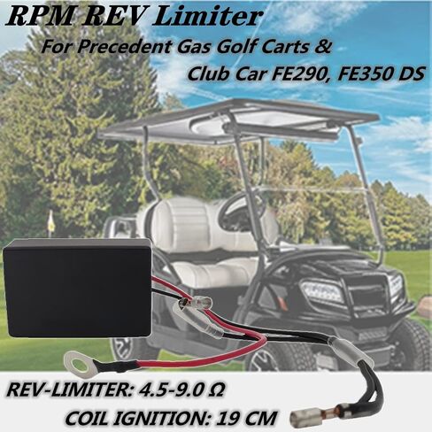 1019094-01 RPM REV Limiter Compatible with Precedent Gas Golf Carts FE290 FE350 1997+ Club Car DS 1016511 Black (Black) in Saudi Arabia