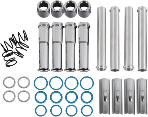 4 PCS Rapid Install Adjustable Pushrod Set Chrome Cover Kit Compatible with 1999-20 Harley Twin Cam in Saudi Arabia