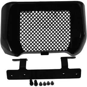 HDBUBALUS Motorcycle Oil Cooler Cover Case with Bracket Fit for Harley Touring Road King Road Street Glide FLHR FLHX 2017-2020 Black in Saudi Arabia