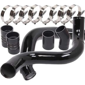 Turbo Intercooler kit Pipe Boot for Ford 6.0L CAC Intercooler Pipe Boot kit 03-07 Tube Powerstroke for Ford F250 F350 F450 F550 (Black) in Saudi Arabia