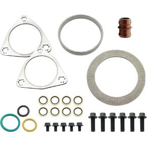 Motiv8 6.4L Powerstroke Turbo Mounting Seal Kit لفورد سوبر ديوتي 2008 2009 2010 F250 F350 F450 F550 6.4L V8 | طقم تثبيت إعادة بناء الشاحن التوربيني | يستبدل 8C3Z9T514C SW8C3Z9T514C 1876540C92 in Kuwait