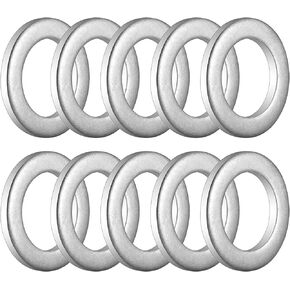 10 قطع حشيات صرف الزيت من الألومنيوم لغاسل التكسير لهوندا أكورد سيفيك CRV CR-V Acura Odyssey Pilot Fit Ridgeline عنصر، بديل للقطعة # 94109-14000، يستخدم لتغيير الزيت in Kuwait