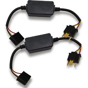 قطعتان من مصابيح LED الأمامية Canbus خالية من الأخطاء ومضادة للوميض، مقاومة فك ترميز المصباح الأمامي H8/H9/H11/H16 لمقاوم مكثفات إلغاء تحذير المصابيح الأمامية LED (H8/H9/H11/H16) in Kuwait