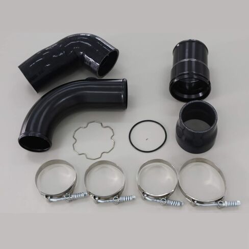 3.5" Cold Side Intercooler Pipe & Boot Upgrade Kit Fit for Ford 6.7L Powerstroke Diesel 6.7 F-250 F-350 F-450 2011-2016 (Silver) in Saudi Arabia