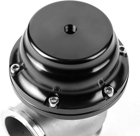 DNA Motoring WG-TL-44MM-BK 44mm Cast Steel Anodized Aluminum External Turbo Wastegate Kit w/ 14 PSI Spring, Black in Saudi Arabia