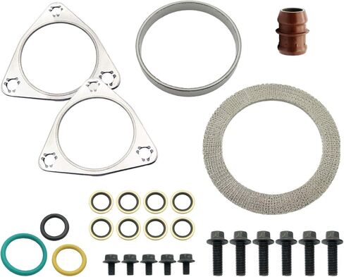 Motiv8 6.4L Powerstroke Turbo Mounting Seal Kit لفورد سوبر ديوتي 2008 2009 2010 F250 F350 F450 F550 6.4L V8 | طقم تثبيت إعادة بناء الشاحن التوربيني | يستبدل 8C3Z9T514C SW8C3Z9T514C 1876540C92 in Kuwait